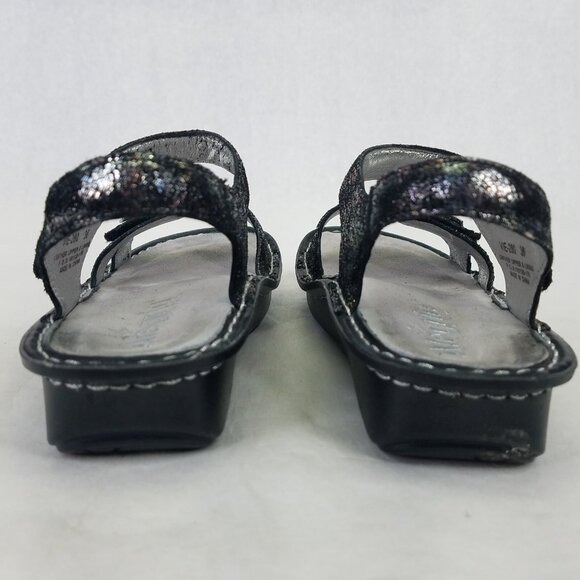 Alegria Vienna Platform Sandals Women's 36 US 6 Metallic Rainbow Leather VIE-280 - Picture 7 of 16